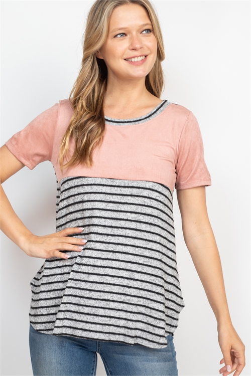 C10-A-1-T71544 GRAY BLUSH TOP 1-2-3