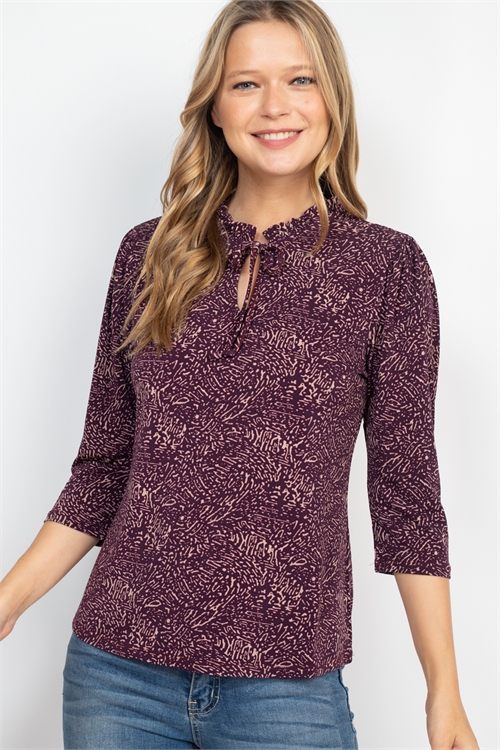 S15-2-2-T9124 PURPLE TAUPE TOP 2-2-2