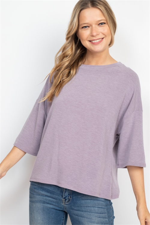 C76-A-1-T9641 DUSTY LAVENDER TOP 1-2-2