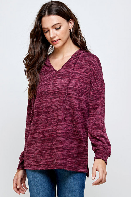 S15-5-3-WT2342 BURGUNDY TOP 2-2-2