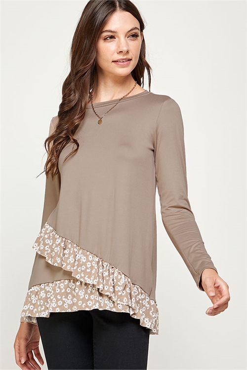 C36-A-1-WT2469 TAUPE TOP 2-2-2