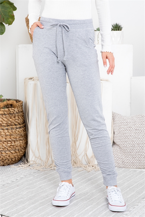 S11-1-4-P8900 HEATHER GRAY PANTS 1-2-2-1