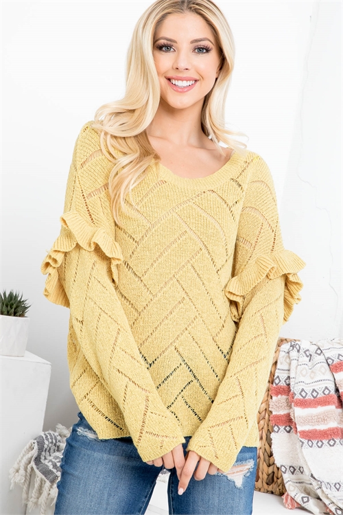 S25-8-1-S9083 YELLOW SWEATER 4-2