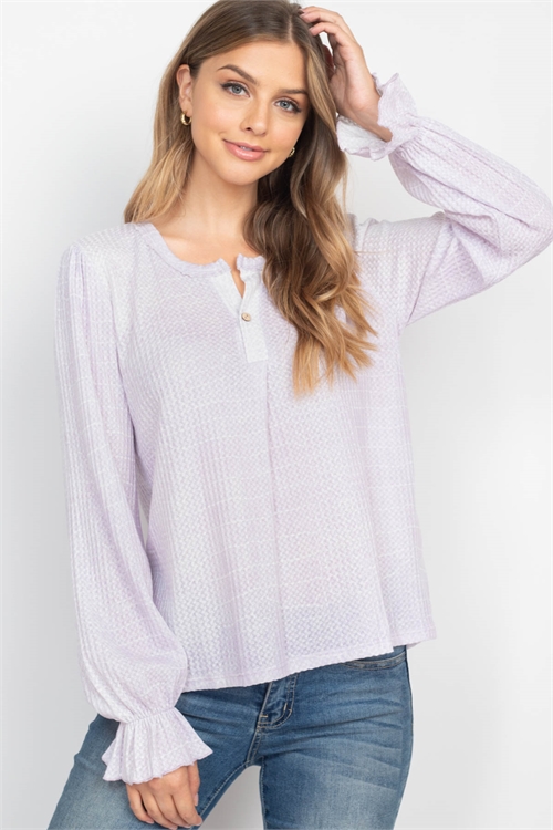 C8-B-1-NA-T83463-01 IVORY LAVENDER TOP 2-2-2