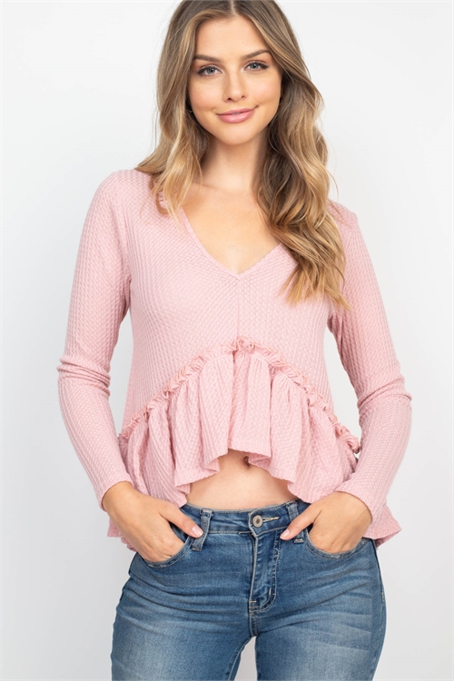 C48-A-3-NA-T83017-04 BLUSH TOP 2-2-2