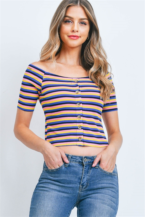 S16-2-4-T7043-A MULTI COLOR TOP 2-2-2