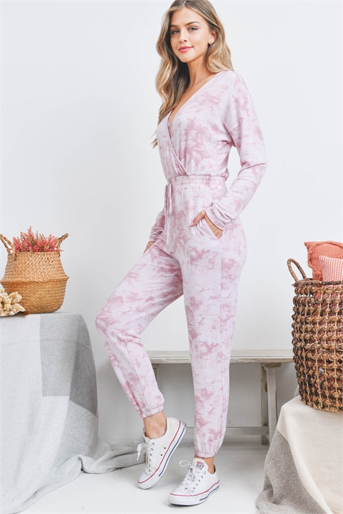 S10-8-2-J30653 BLUSH TIE DYE JUMPSUIT 1-2-2-1