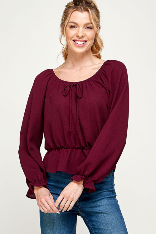 C32-A-3-WT2464S BURGUNDY TOP 2-2-2