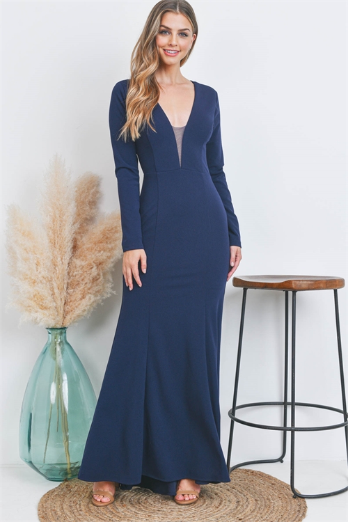 S14-5-2-D73626 NAVY DRESS 2-2-2