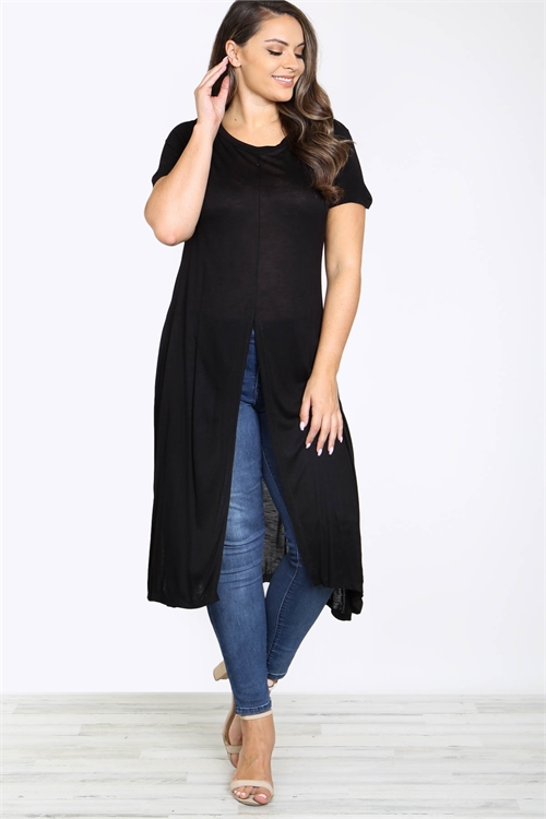 C90-A-2-T1169X BLACK LONG TOP 2-2-2