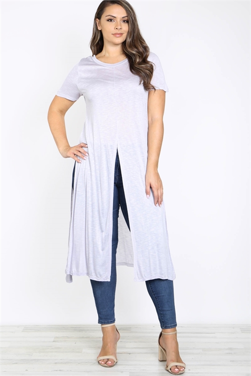 C90-A-2-T1169X LAVENDER LONG TOP 2-2-2