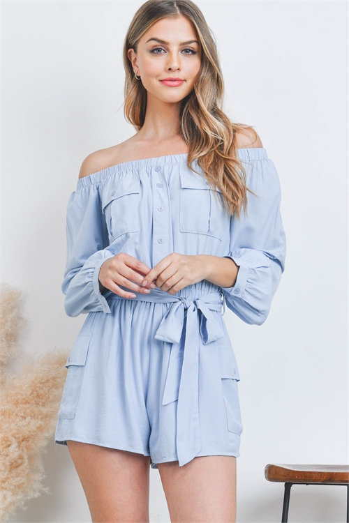 S5-2-1-R05297 SKY BLUE ROMPER 3-2-1