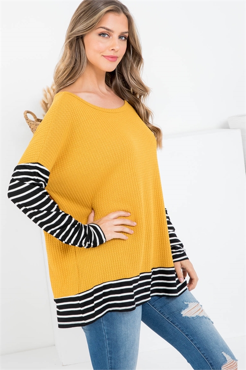 C10-A-1-T1015 MUSTARD BLACK TOP 1-3