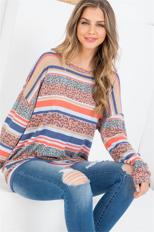 C24-A-3-T10657 MULTI COLOR TOP 2-2-2