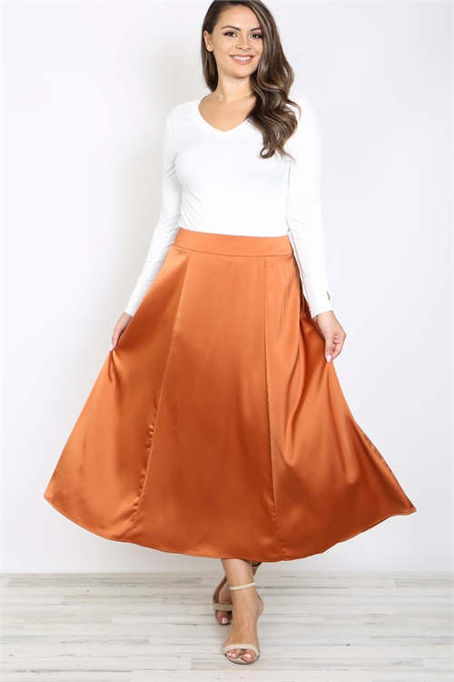 S12-11-1-S60598X CAMEL PLUS SIZE SKIRT 3-2-1