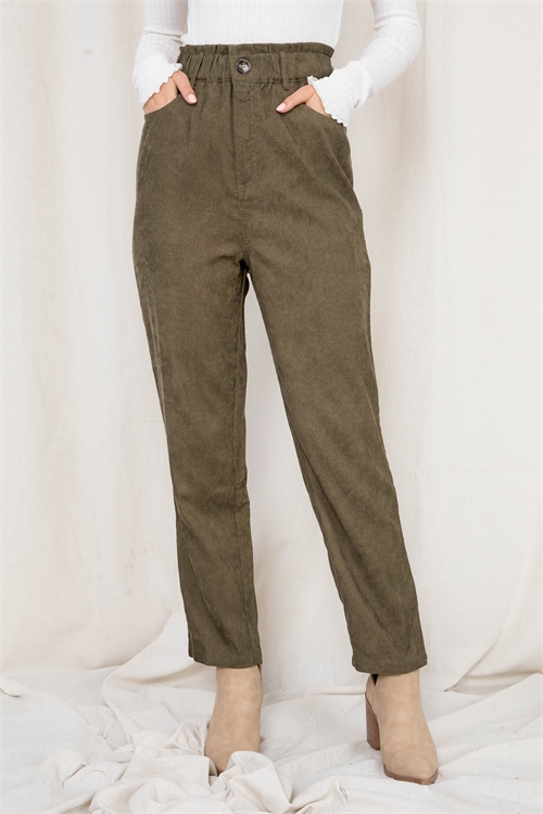 S16-9-4-P71703 OLIVE PANTS 2-2