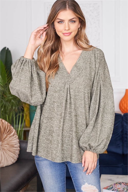 S15-2-2-T14650 OLIVE TOP 2-2-2