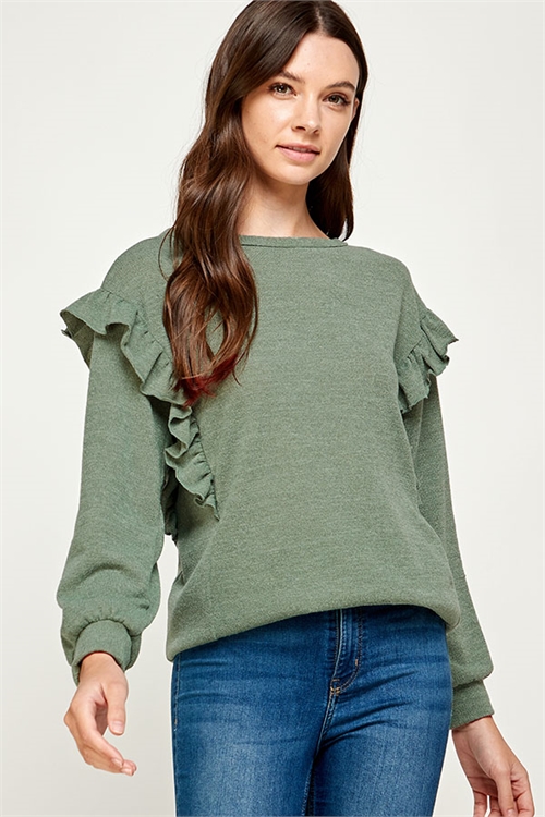 C26-A-1-WT2493 OLIVE TOP 2-2-2