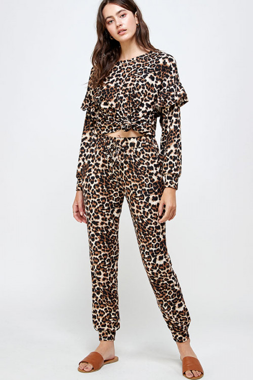 S13-12-4-WTP2350 LEOPARD TOP & PANTS SET 1-1-1