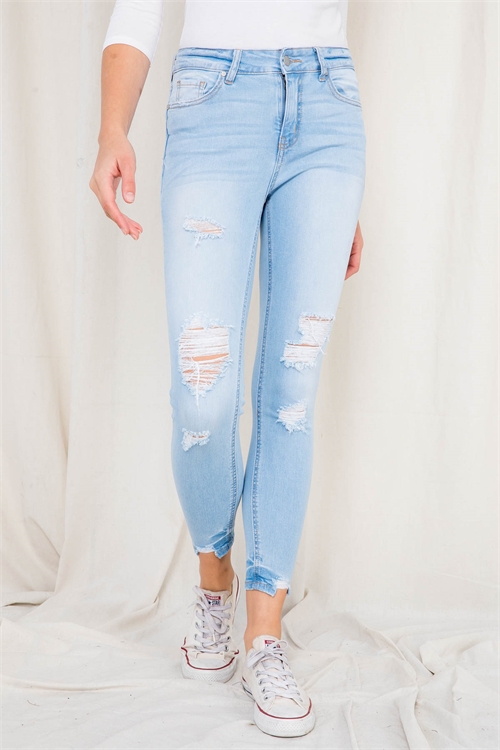 S9-13-3-J3023 LIGHT WASH DENIM JEANS 1-1-1-1-1-1-1-1-1