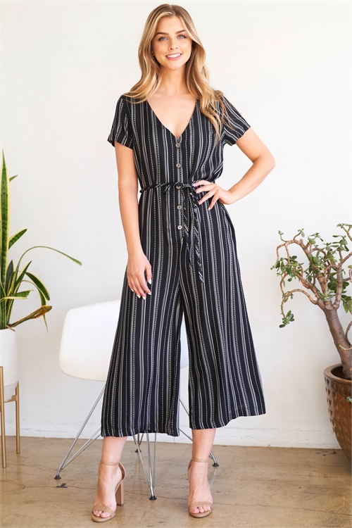 C24-A-1-J3706 BLACK JUMPSUIT 3-2-1