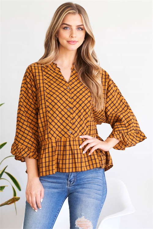 S11-13-2-T14362 MUSTARD TOP 2-2-2