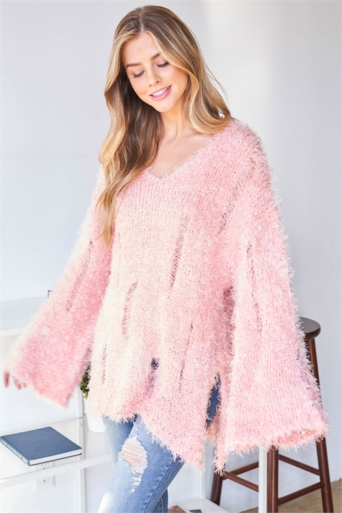 S11-2-2-S1557 BLUSH SWEATER 2-2-2