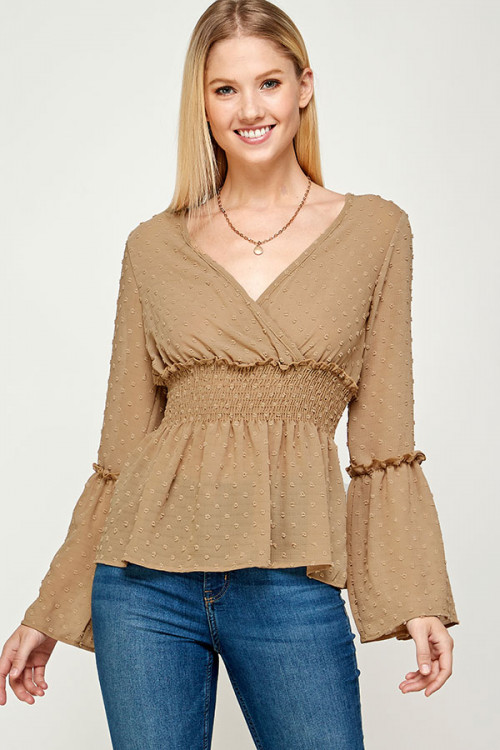 C28-A-3-WT2506 TAUPE TOP 2-2-2