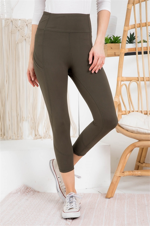 S16-2-3-L3009 OLIVE LEGGINGS 2-2-2