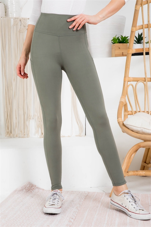 S8-8-2-L3002 GRAY SAGE LEGGINGS 2-2-2