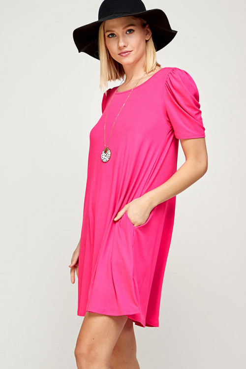 C46-A-2-WD4508 FUCHSIA DRESS 2-2-2