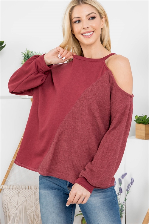 C8-A-3-T1567 BURGUNDY TOP 2-2-2 (NOW $2.00 ONLY!)