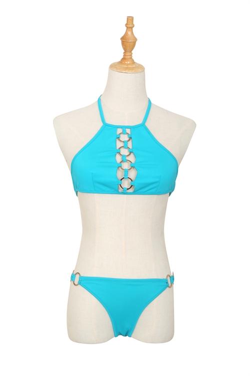 S15-7-4-B2091 TEAL 2 PIECE BIKINI 3-2-1