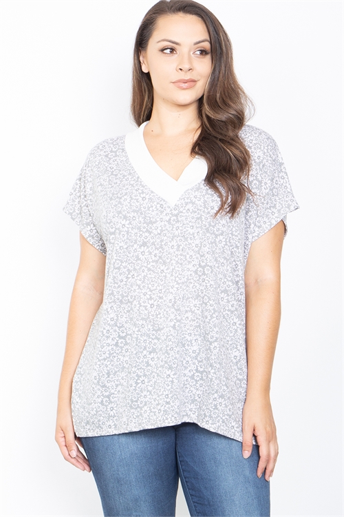 C48-A-2-T40064X-SAGE IVORY PLUS SIZE TOP 2-2-2 (NOW $4.00 ONLY!)
