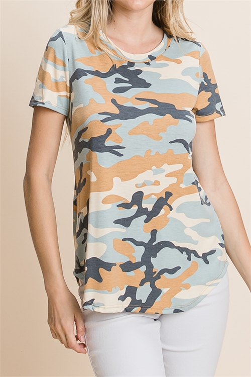 C18-A-2-T1182-MUSTARD CAMO SHORT SLEEVE TOP2-2-2