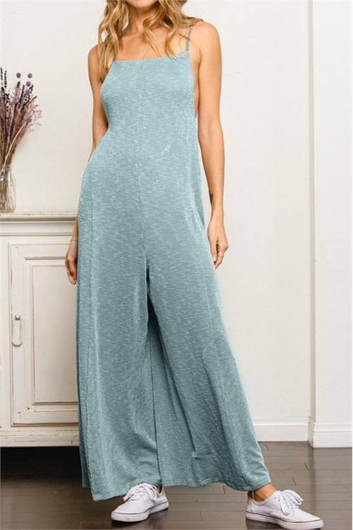 S7-8-3-J6774-SAGE SPAGHETTI STRAP BACKLESS JUMPSUIT 1-2-2