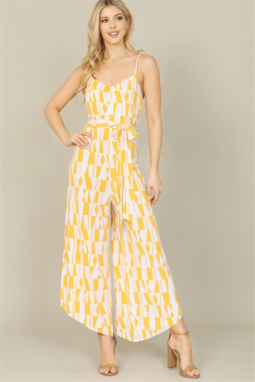 S9-4-1-J61050-YELLOW WHITE SPAGHETTI JUMPSUIT 2-2-2