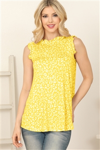 S11-1-4-T4379-1-MARIGOLD RUFFLE NECK AND SLEEVELESS LEOPARD TOP 2-0-2-2