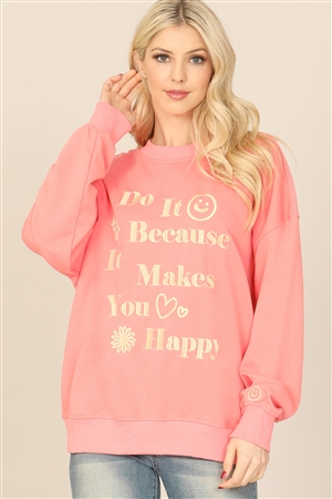 S9-7-2-T4380-CORAL GRAPHIC PRINT SWEATSHIRT 1-2-2-1