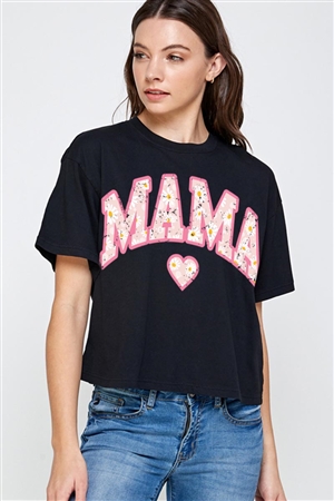 PO-CTS-E0308B-B - MAMA HEART OVERSIZED GRAPHIC RELAXED CROP TOP- BLACK-2-2-2