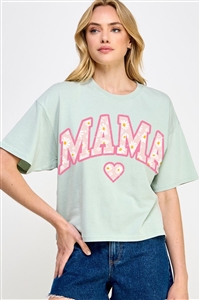 PO-CTS-E0308B-DUST - MAMA HEART OVERSIZED GRAPHIC RELAXED CROP TOP- DUST MINT-2-2-2
