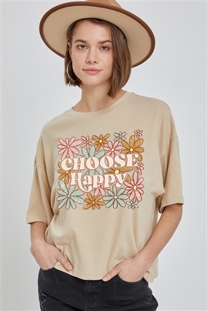 PO-CTS-E2326-KHA - CHOOSE HAPPY FLORAL OVERSIZED GRAPHIC RELAXED CROP TOP- KHAKI-2-2-2