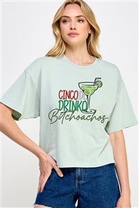 PO-CTS-E2337-DUST - CINCO DE DRINKO OVERSIZED GRAPHIC RELAXED CROP TOP- DUST MINT-2-2-2