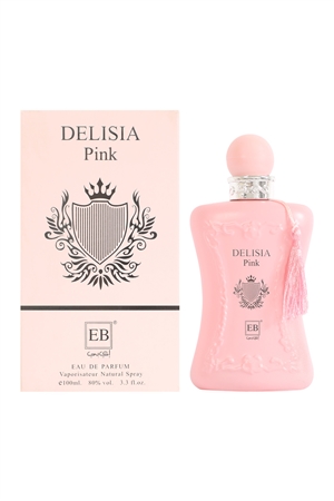 S2-7-1-E01014 - DELISIA PINK WOMEN SPRAY PERFUME EAU DE PARFUM FOR WOMEN - 100ML/3.3FL.OZ./3PCS