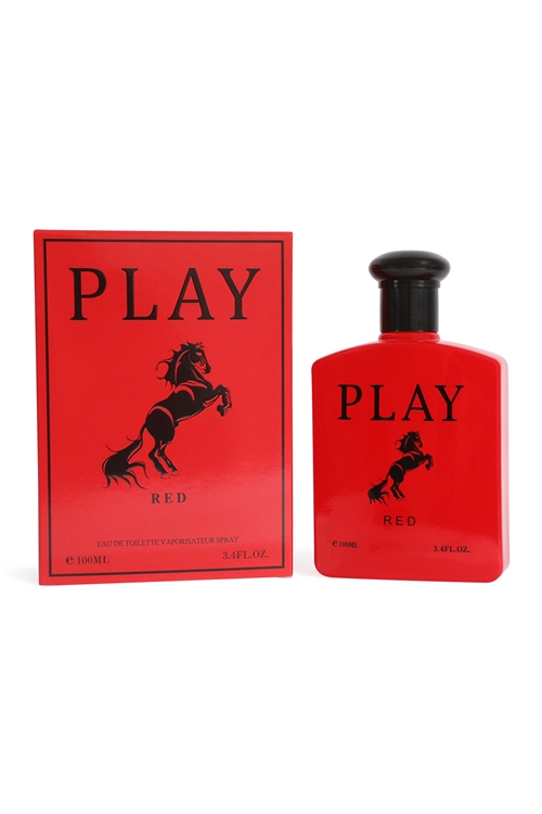 C3-3-EBC2055-3 - PLAY RED SPRAY COLOGNE FOR MEN 100ML/3.4 FL.OZ./3PCS