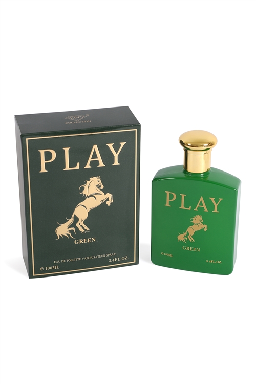 C3-3-EBC2058-3 - PLAY GREEN SPRAY COLOGNE FOR MEN 100ML/3.4 FL.OZ./3PCS