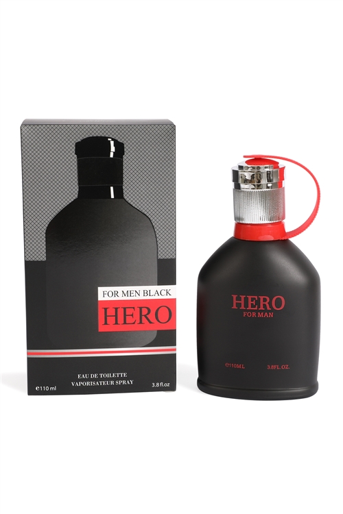 C3-5-EBC2067-3 - HERO FOR MEN BLACK SPRAY COLOGNE FOR MEN 110ML/3.8 FL.OZ./3PCS