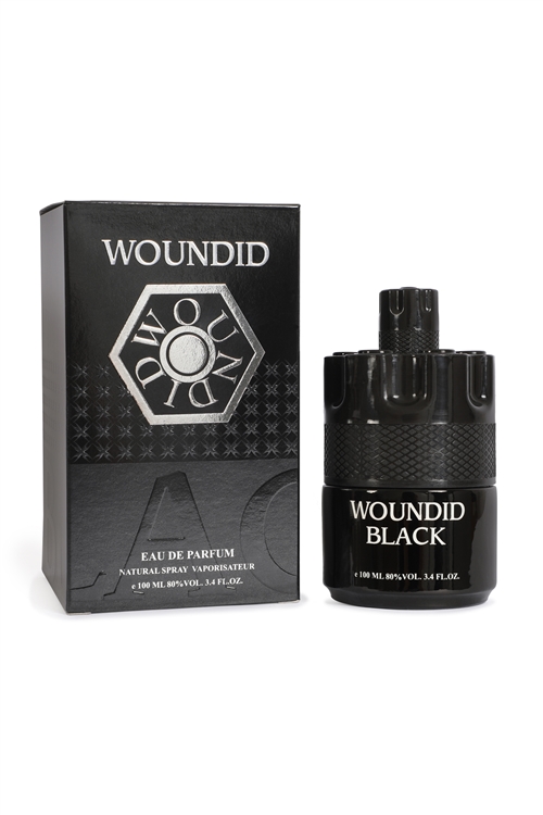 A1-6-3-EBC2616 - WOUNDID BLACK SPRAY COLOGNE FOR MEN 100ML/3.4 FL.OZ/3PCS