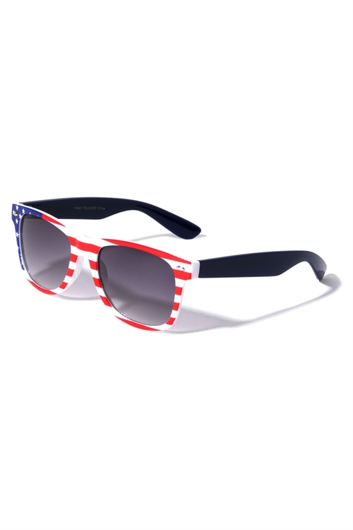 S40-1-1-FF-W-443-FLAG-FASHION SUNGLASSES/12PCS