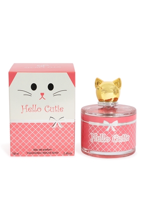 A1-5-3-FL1482 - HELLO CUTIE SPRAY PERFUME FOR WOMEN 100ML/3.4 FL.OZ/3PCS